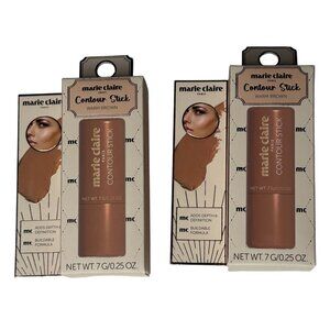 Marie Claire Contour Stick Warm Brown 2 Pack New Sealed